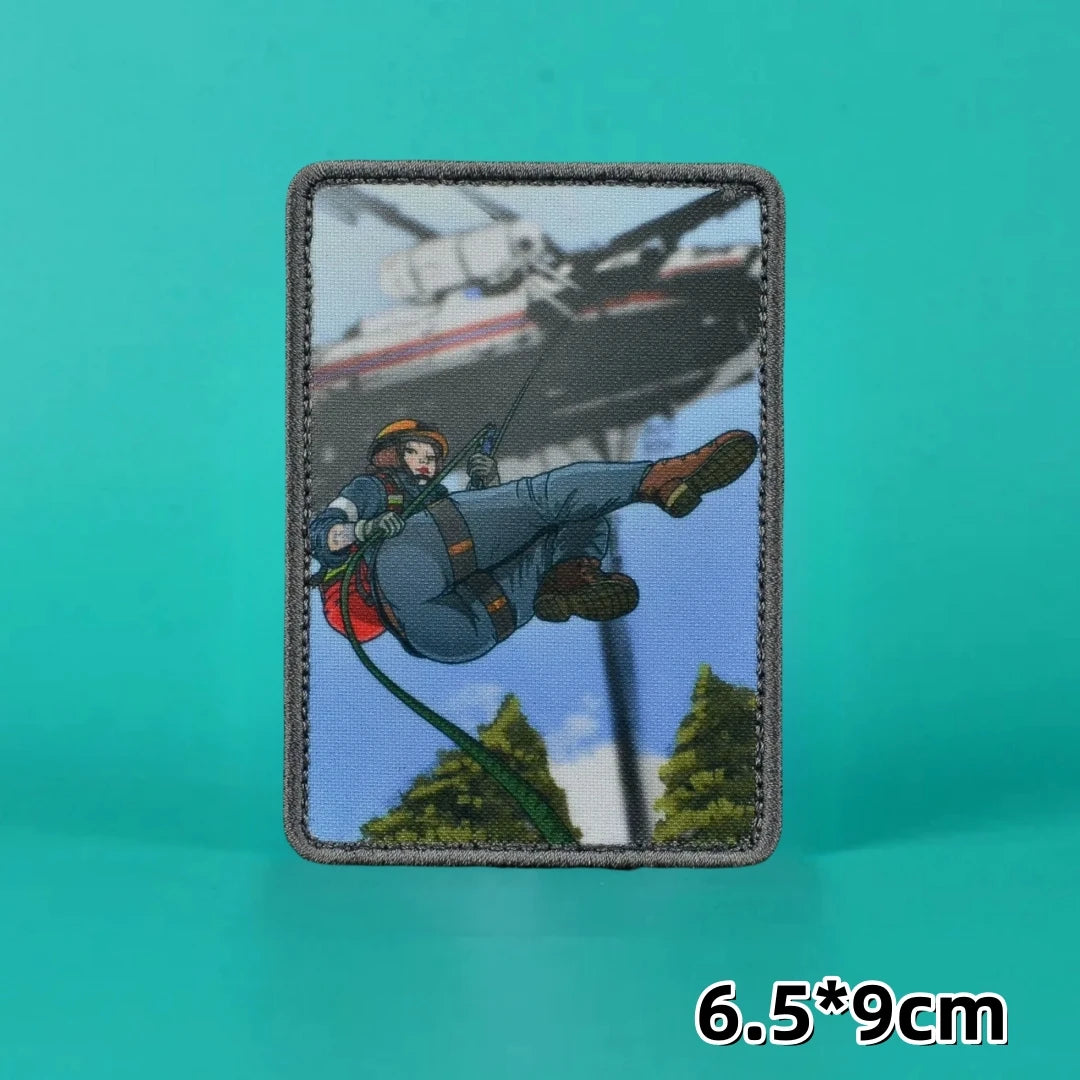 Helicopter Tactical Anime Girl Patch