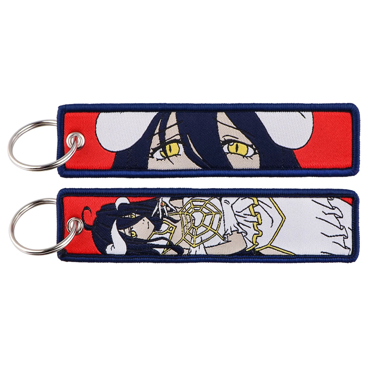 Llavero de anime bordado