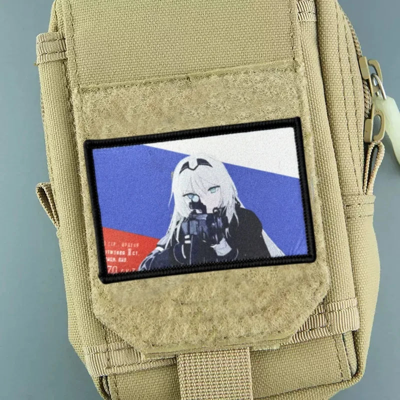 Broche Tactical Anime girl