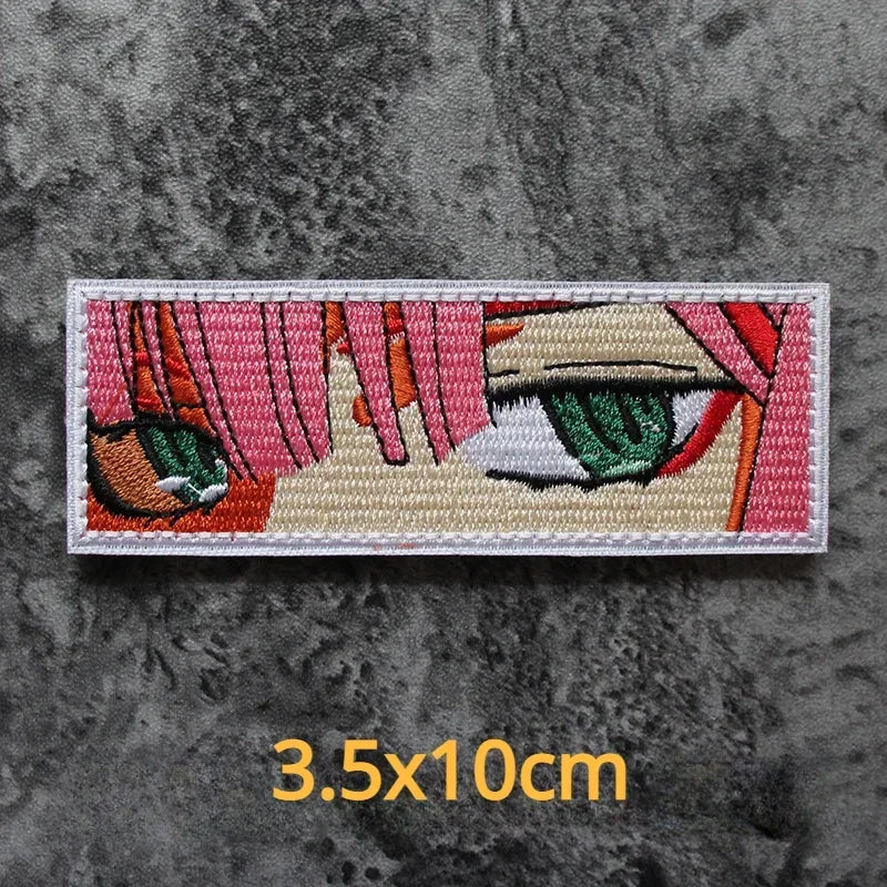 Pink Demon Girl Patch (Embroidered)