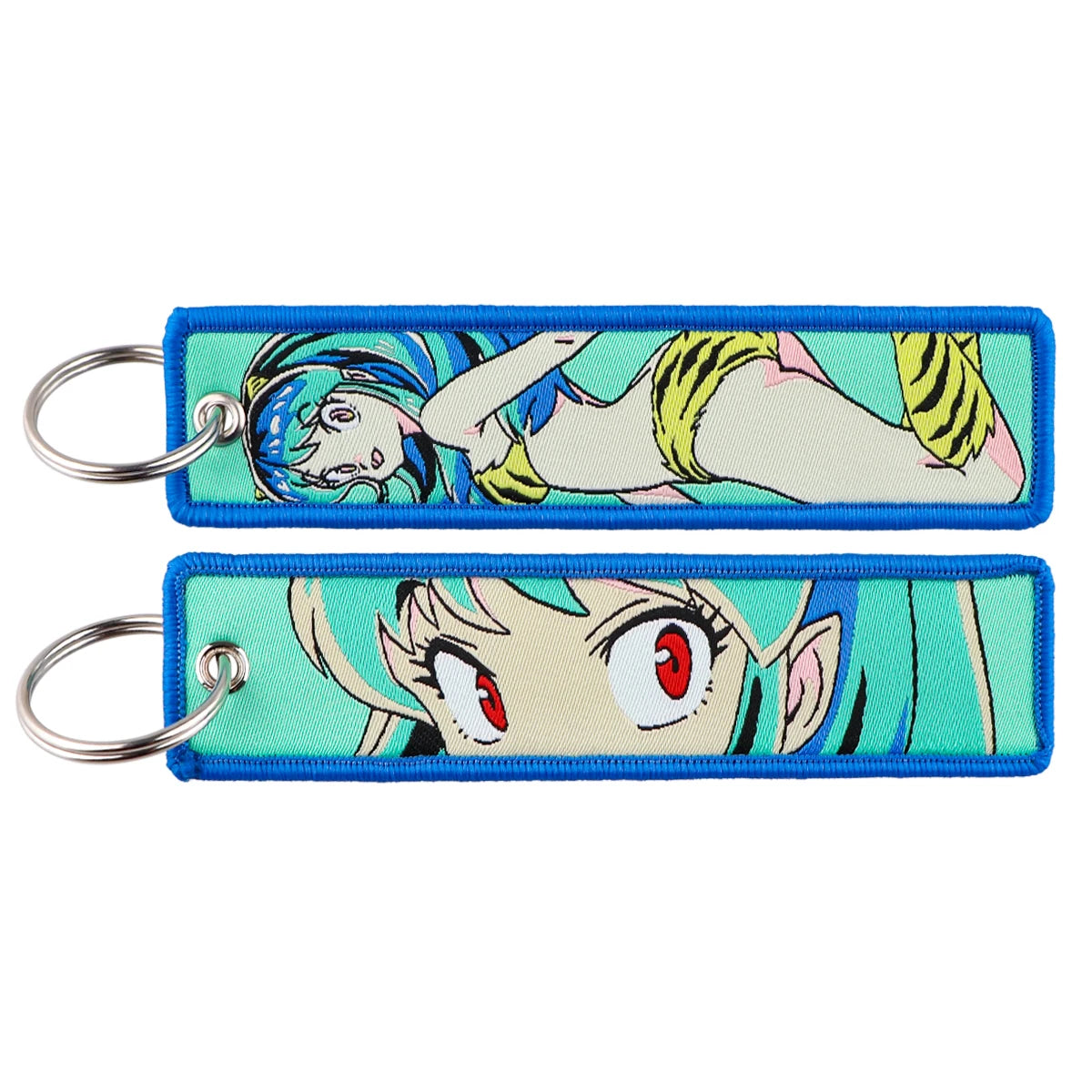 Llavero de anime bordado