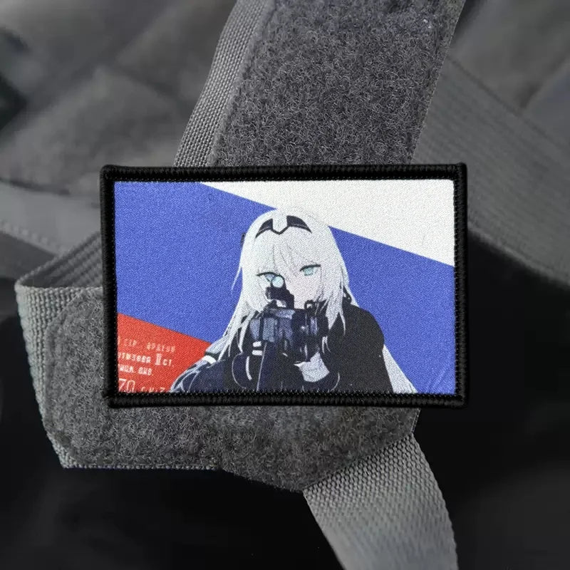 Broche Tactical Anime girl
