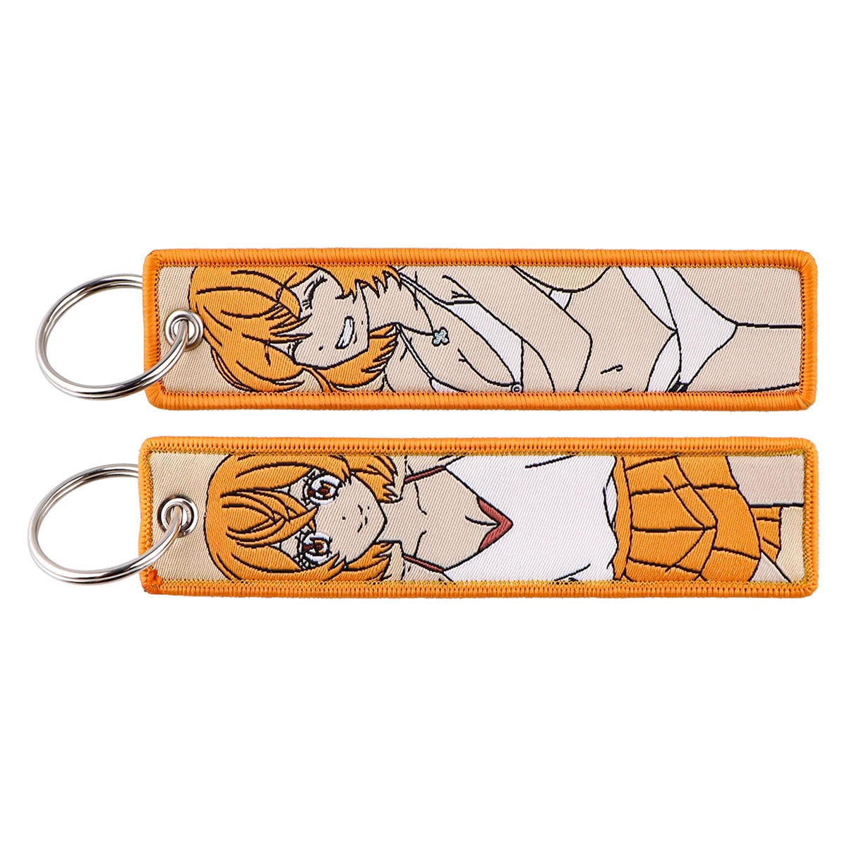 Llavero de anime bordado
