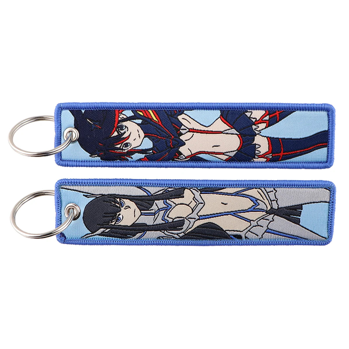 Llavero de anime bordado