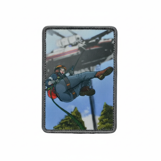 Helicopter Tactical Anime Girl Patch
