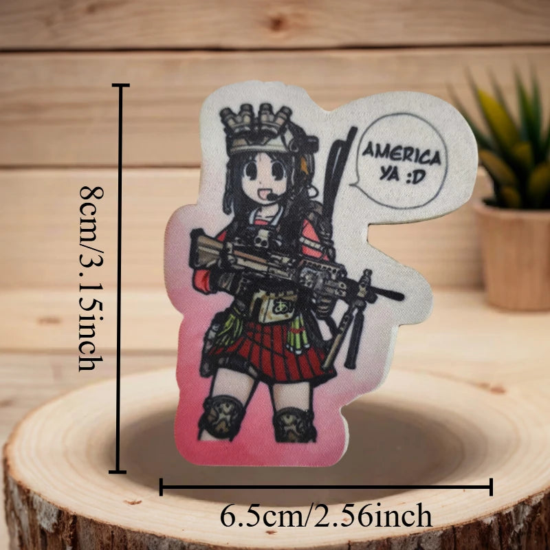 Funny Army Anime Girl Meme Patch