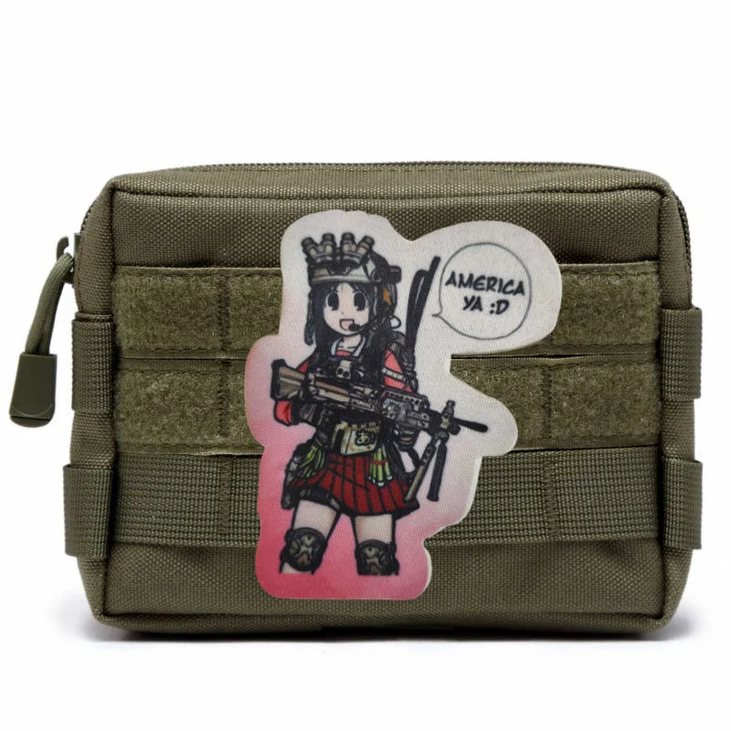 Funny Army Anime Girl Meme Patch